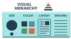 نکات مهم طراحی سایت رعایت سلسه مراتب بصری است