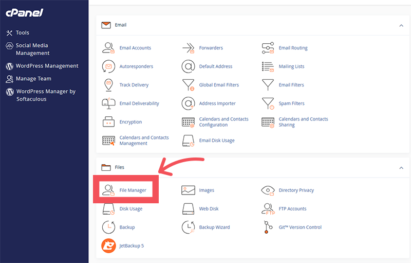آموزش صفر تا صد راه اندازی سایت با وردپرس برای مبتدیان 4 آموزش طراحی سایت با وردپرس- cpanel-